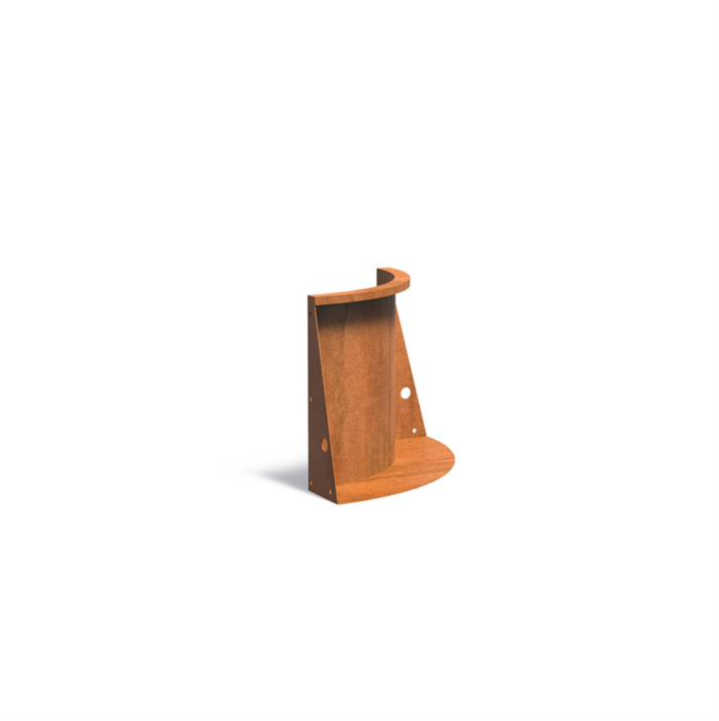 Corten Retaining Wall 600 Curves
