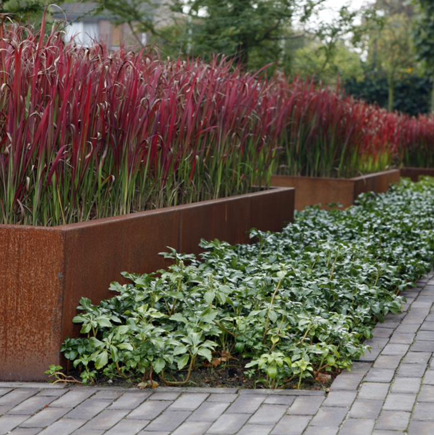 Corten Retaining Wall 600 Curves